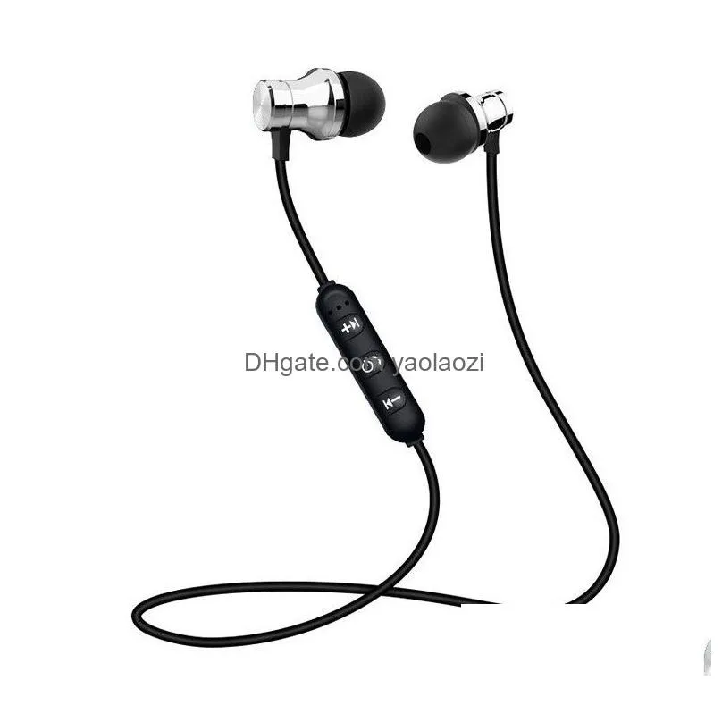 xt-11 wireless sports headset xt11 bluetooth 4.2 hd stereo earphone magnetic headphones noise canceling with retail package