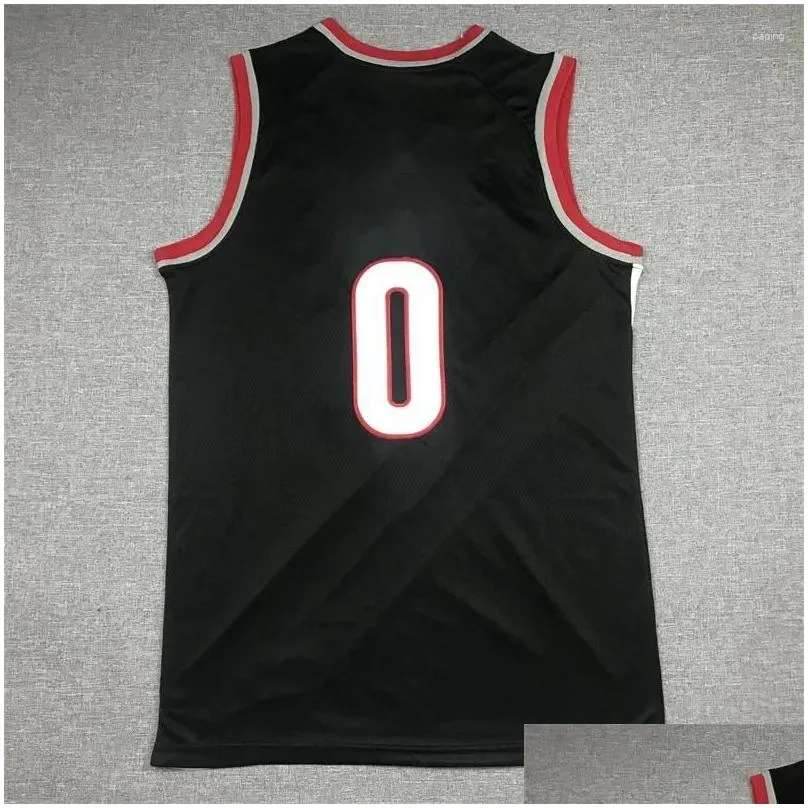 motorcycle armor custom basketball jerseys #0 lillard t-shirts we have your favorite name pattern mesh embroidery sports see product