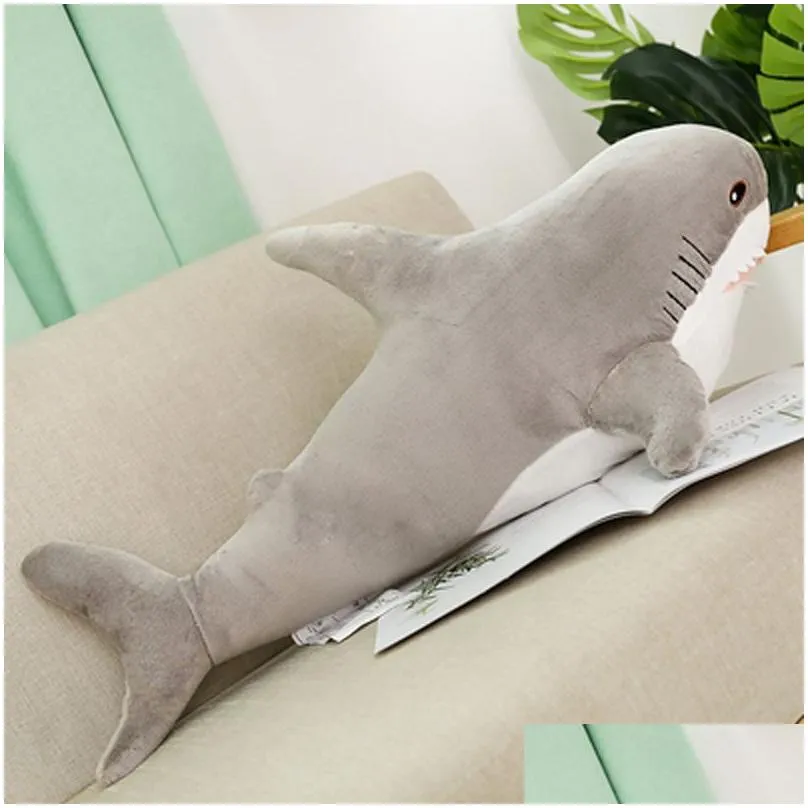 cute shark plush toy 30cm soft stuffed animal plush doll pillow cushion kawaii birthday valentines day gift for kids adults