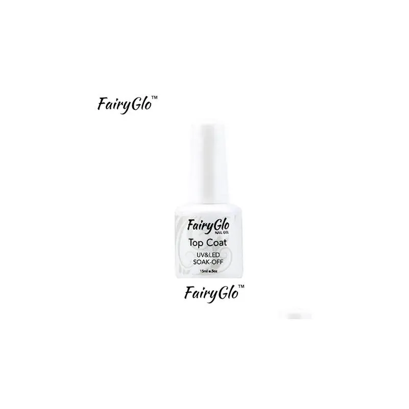 nail gel fairyglo 15ml varnish base coat top uv polish primer gellak semi permanent art gelpolish lacquer