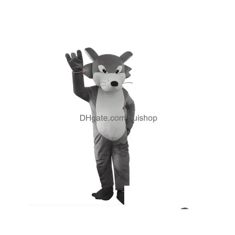 hallowee christma wolf mascot costume cartoon anime theme character carnival adult unisex dress christmas fancy performance party