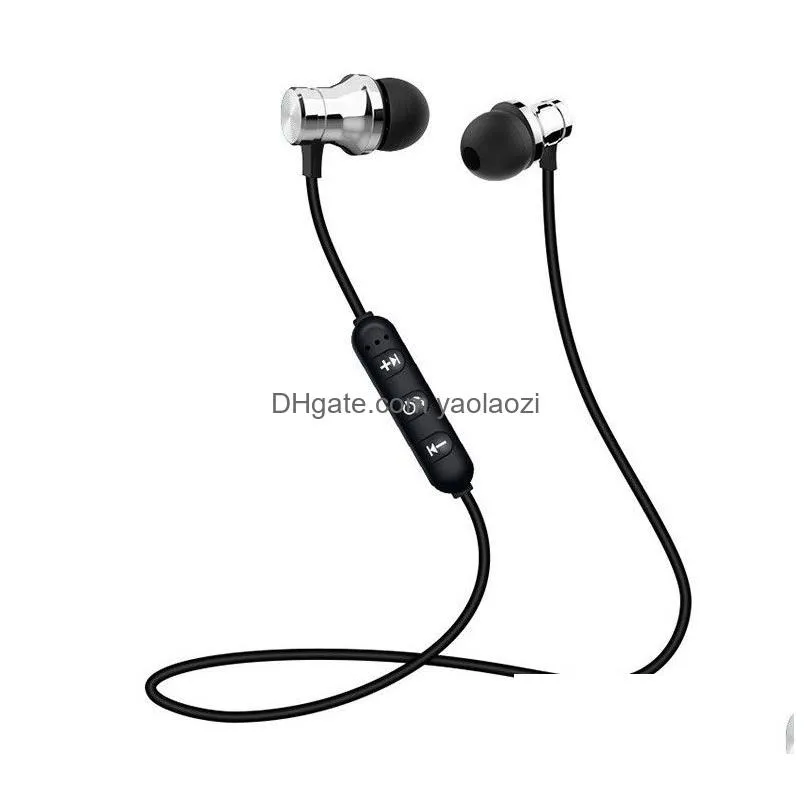 xt-11 wireless sports headset bluetooth 4.2 hd stereo earphone magnetic headphones noise canceling with retail package