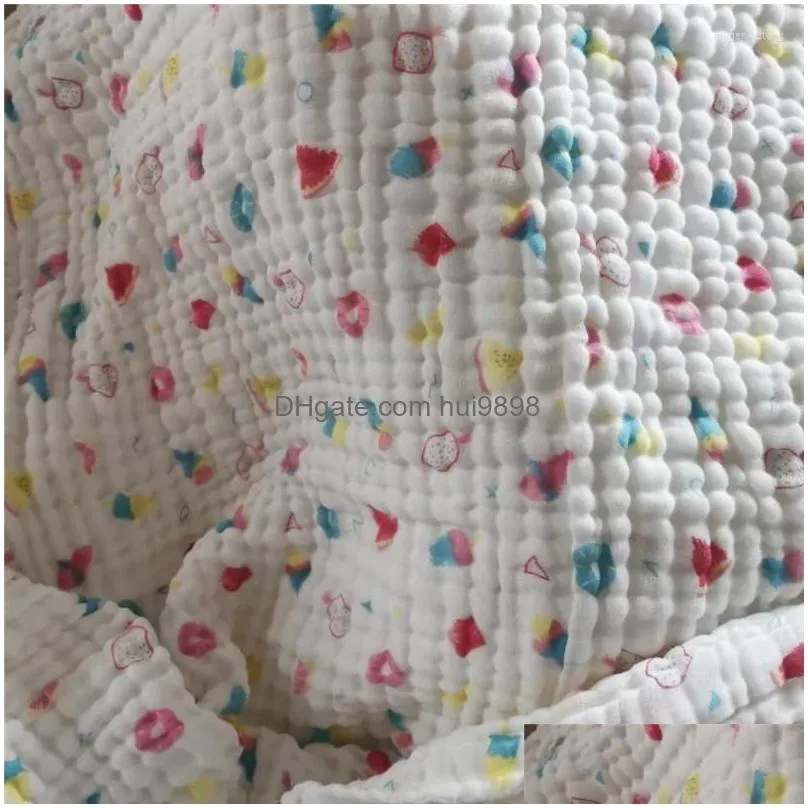 blankets baby muslin squares blanket cotton born winter childrens plaid on the bed diaper bath