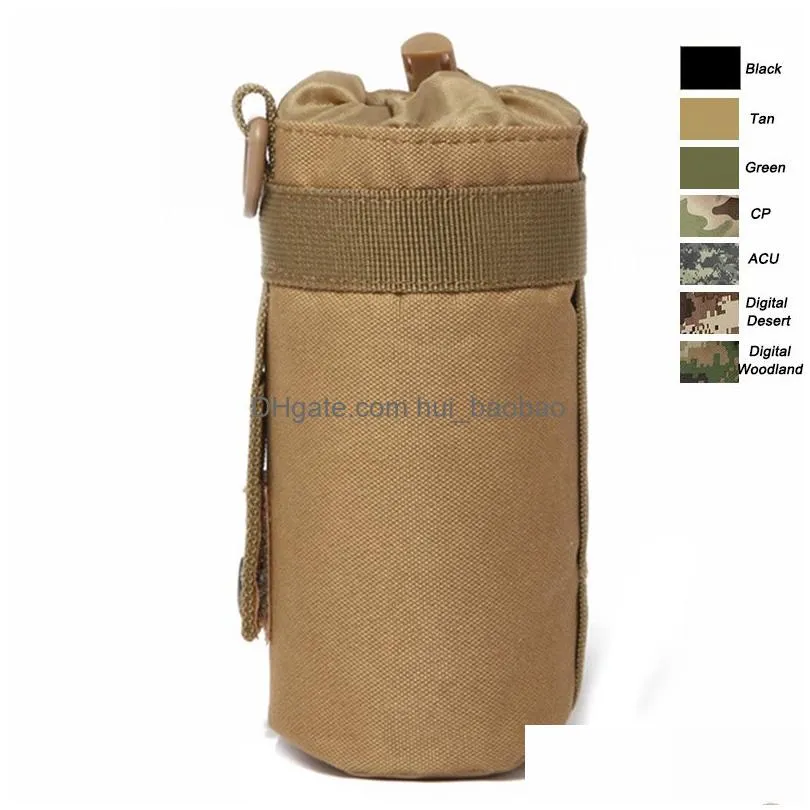outdoor sports tactical molle pouch water bottle pouch bag hydration pack assault combat camouflage no11-655