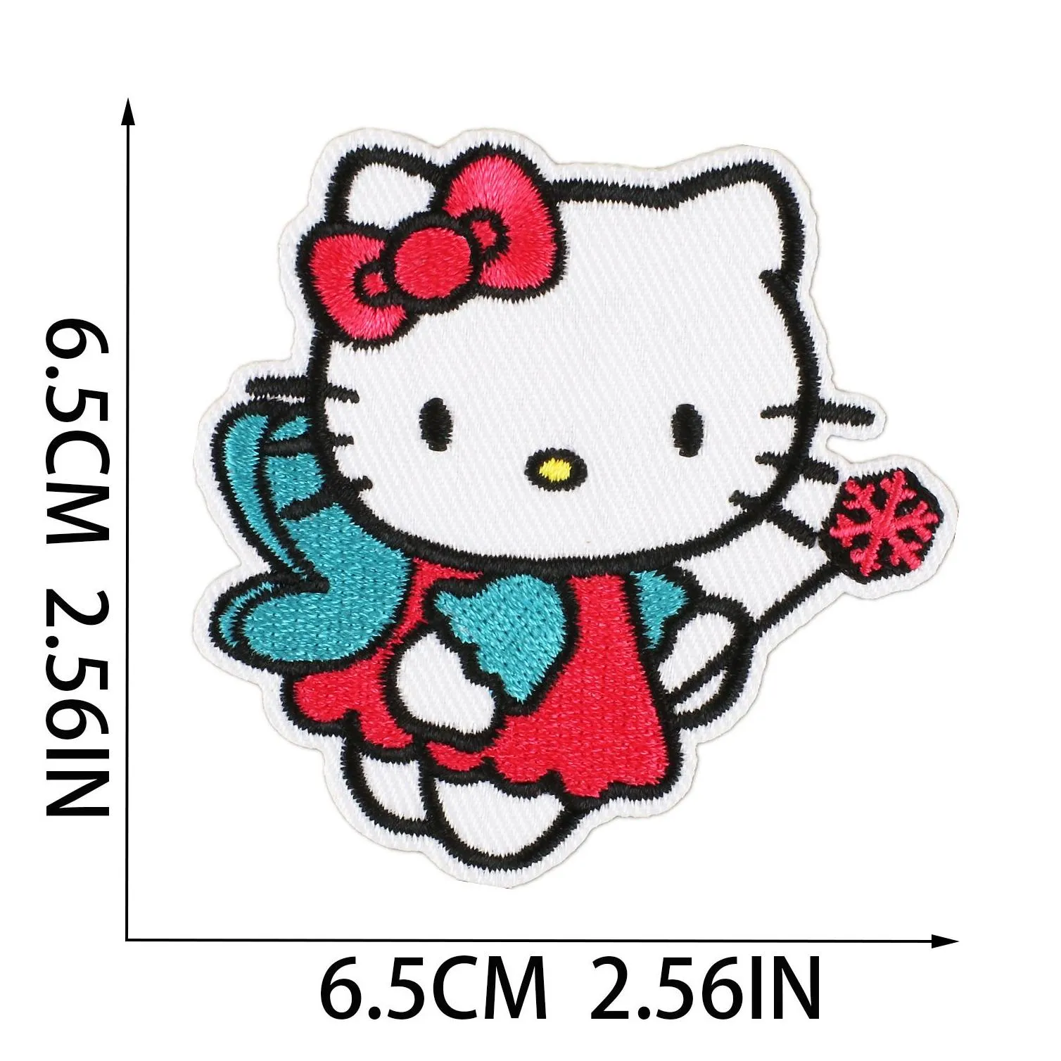 baby girl cats embroidery sewing notions cartoon iron on badge for clothes jeans bags kids t-shirts diy es