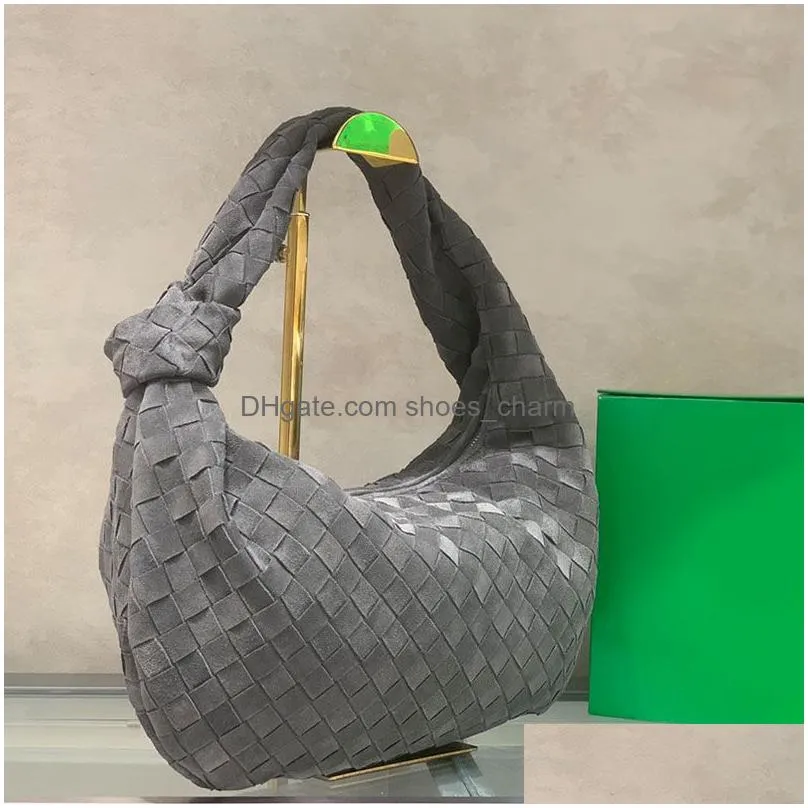 frosted shoulder bag jodie handbags purse inside fashion letters zipper closure crescent pouch golden hardware underarm package luxury large