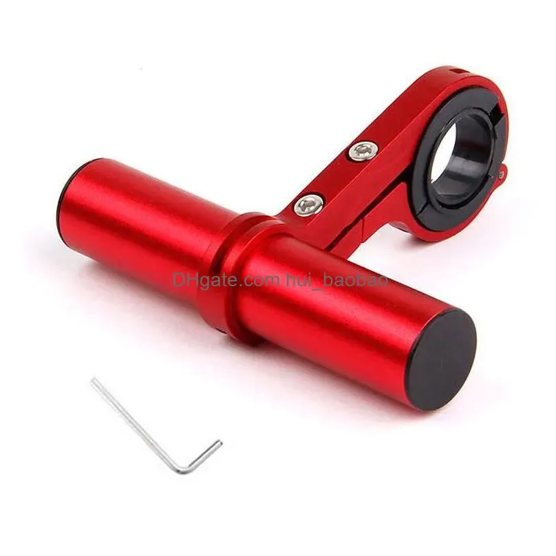 bike handlebars components handlebar extender aluminum alloy bracket extension for bicycle speedometer mount headlight lamp hold