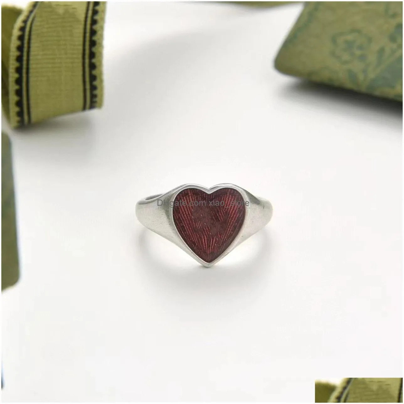 extravagant brand love ring gold silver rose stainless steel brass letter diamond simplicity rings women men wedding