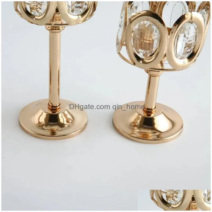 candle holders candlestick crystal metal coffee dining table stand candlesticks wedding christmas home decoration