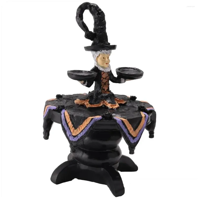 jewelry pouches halloween witch display stand tray resin crafts desktop decoration ornaments