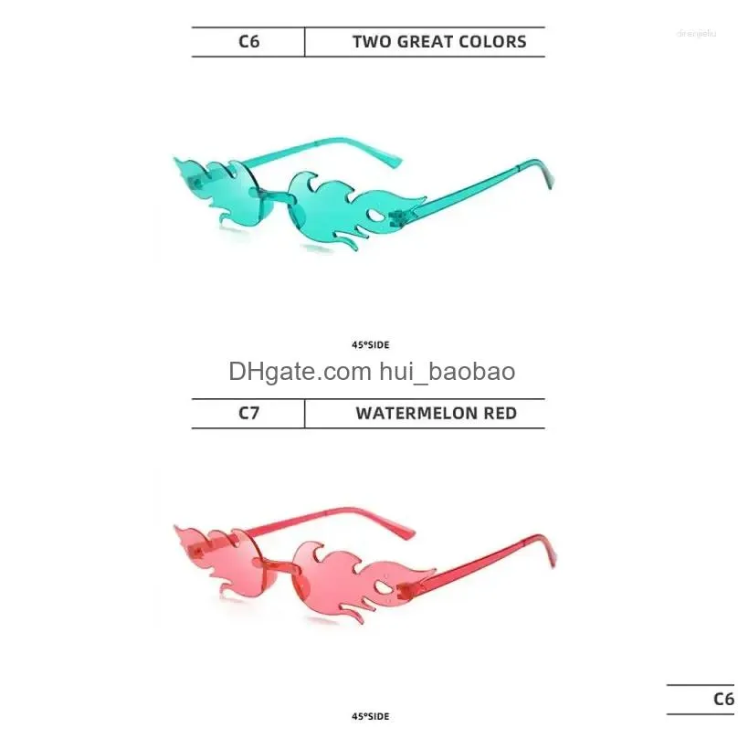 outdoor eyewear glasses candy color sunglasses flame all-in-one mirror portable