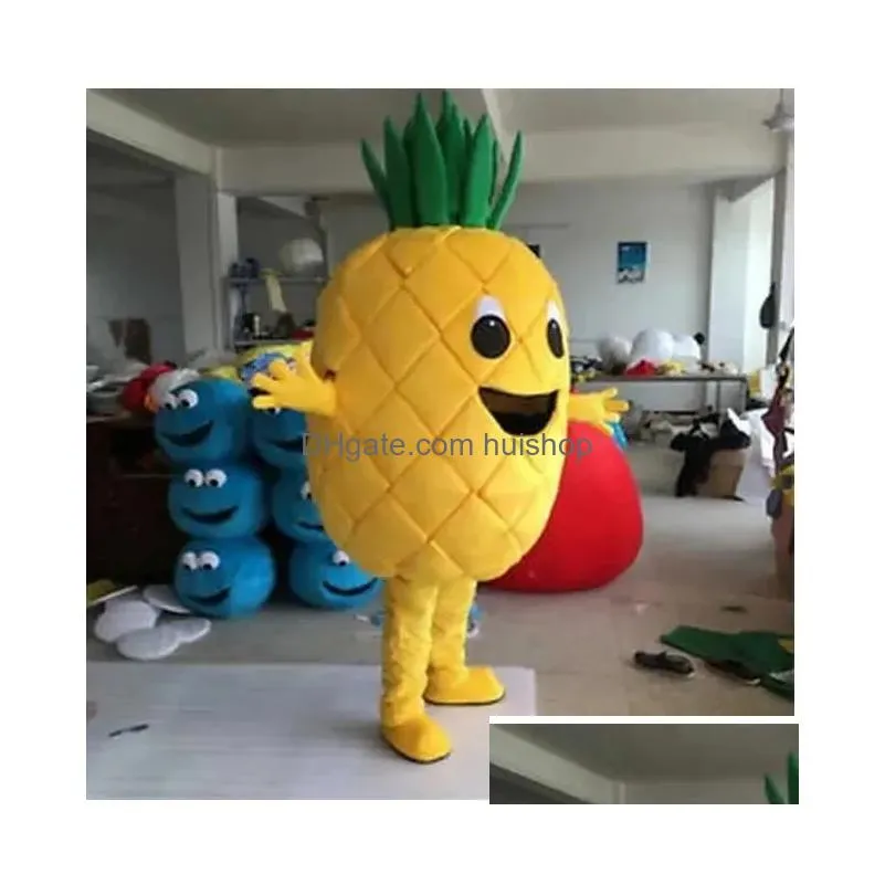 hallowee pineapple mascot costume cartoon anime theme character carnival adult unisex dress christmas fancy performance party dress