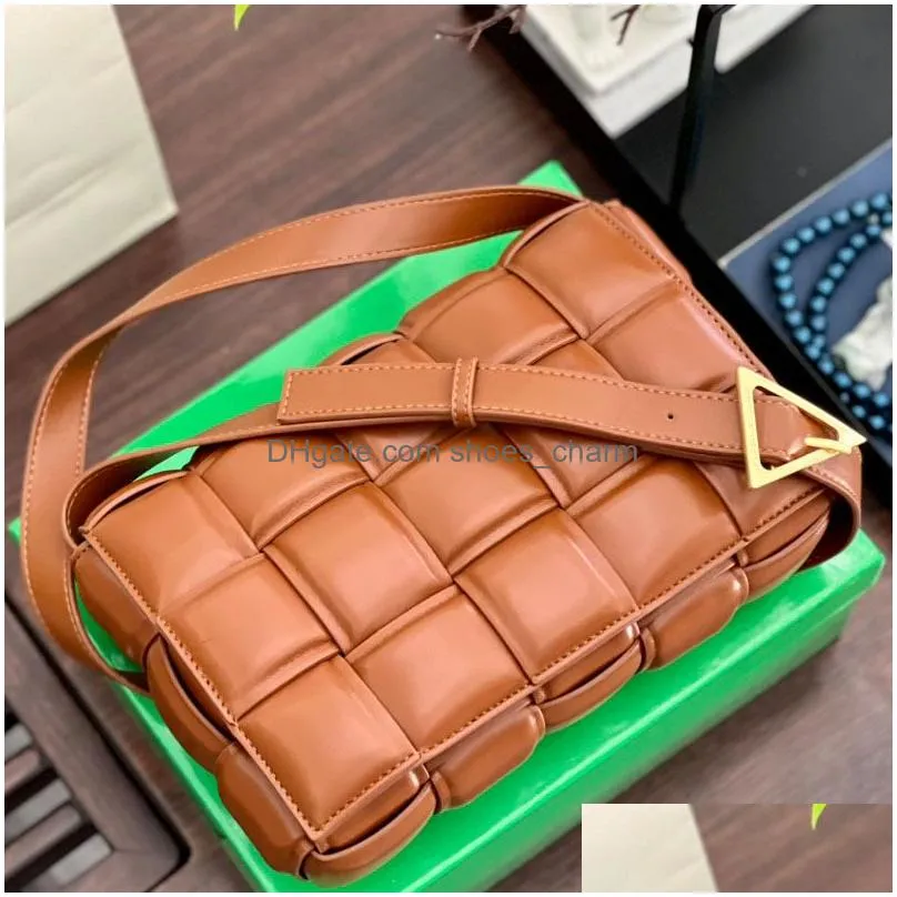 weave crossbody bag women handbags purse flap tofu shoulder bags genuine leather fashioin letters adjustable strap plain wallets