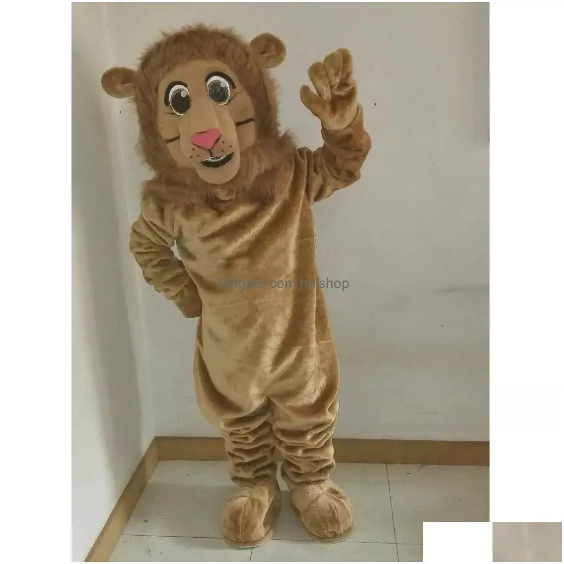 halloween brown  mascot costume high quality customize cartoon plush anime theme character unisex adults outfit christmas carnival fancy