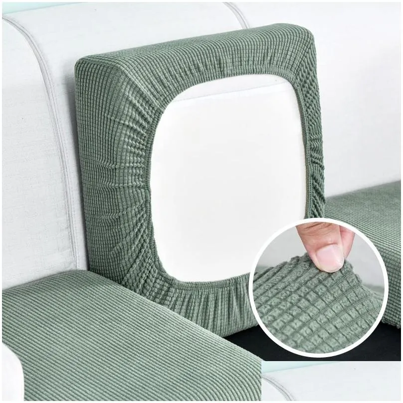 Chair Covers Elastic Sofa Er Sliper Living Room Thicken Spandex Couch For Sectional Seat Cushion Washable Removable Drop Delivery Home Otuzr