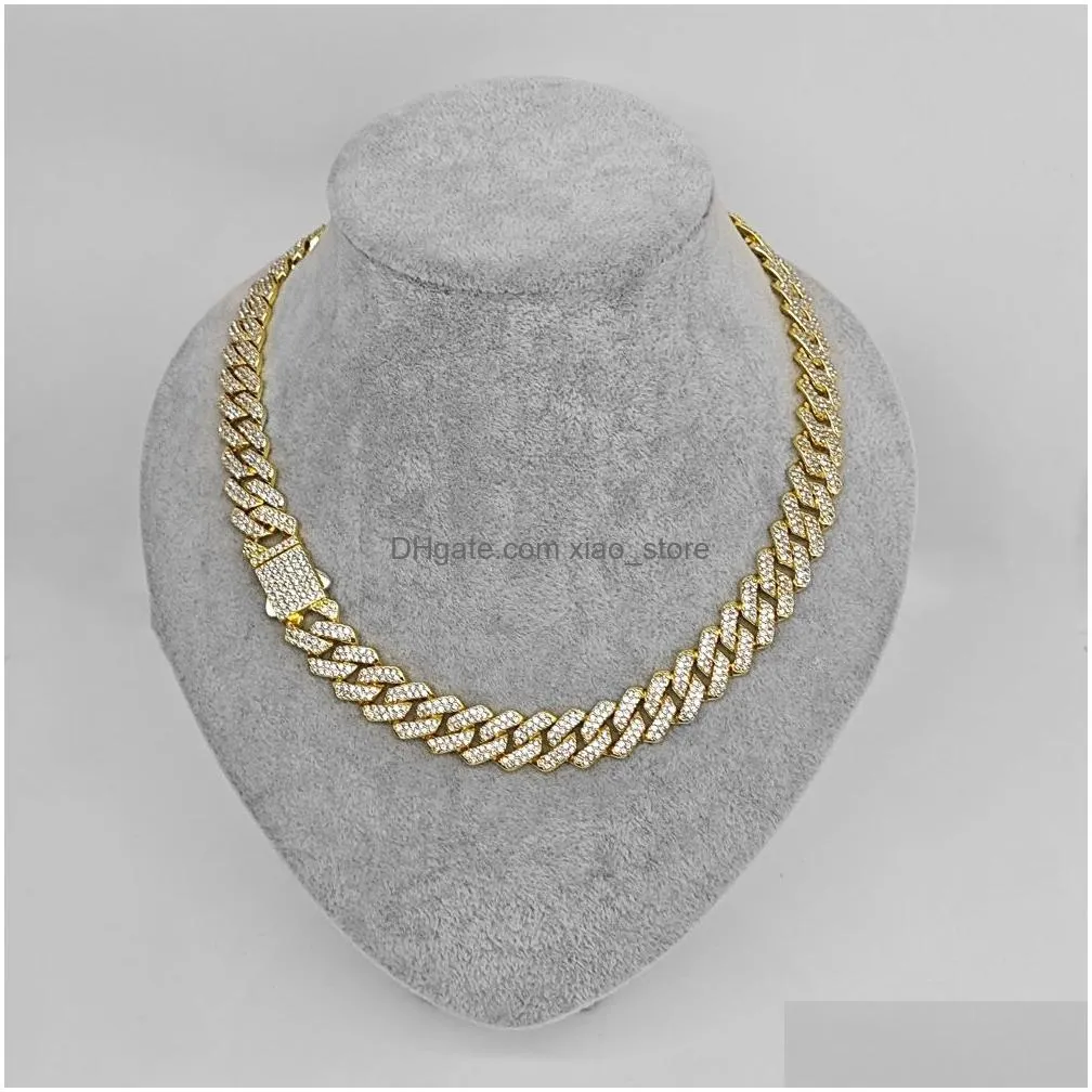 jewelry for men chain men chain  cuban link curb 18k gold plated titanium steel jewelry durable anti-tarnish no allergies street-wear punk hip hop necklace gift