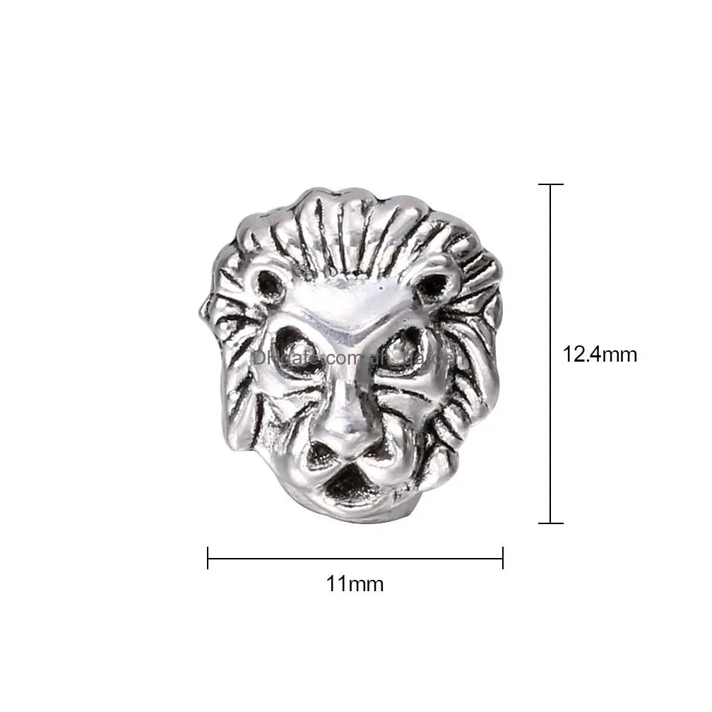 Charms New Arrival Sliver Plated  Head Owl Charm For Bracelets Small Animal Alloy Jewelry Diy Making 100Pcs/Lot Wholesal Dhgarden Dhskx