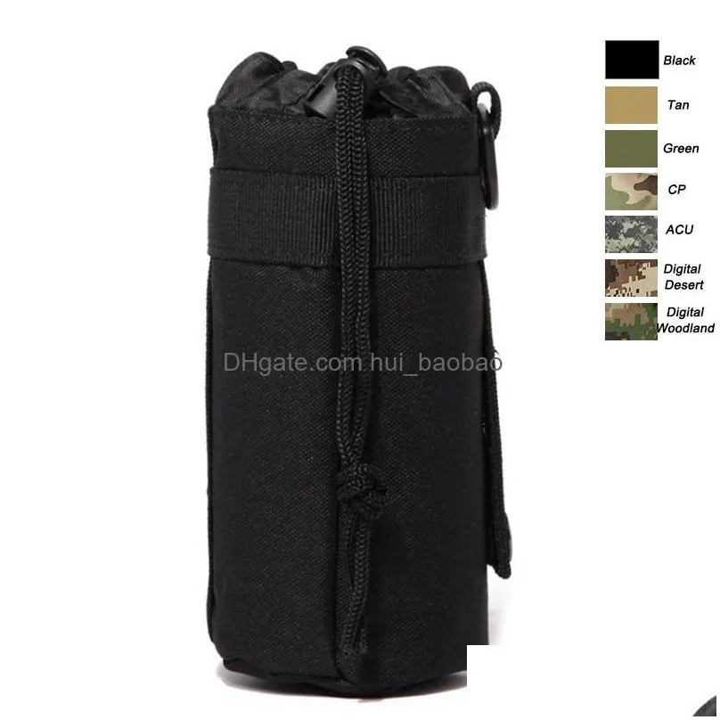 outdoor sports tactical molle pouch water bottle pouch bag hydration pack assault combat camouflage no11-655