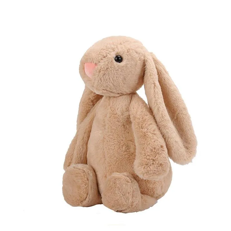 bunny plush toy 35cm cartoon soft long ear rabbit stuffed animal plush doll birthday valentines day easter gifts for kids adults