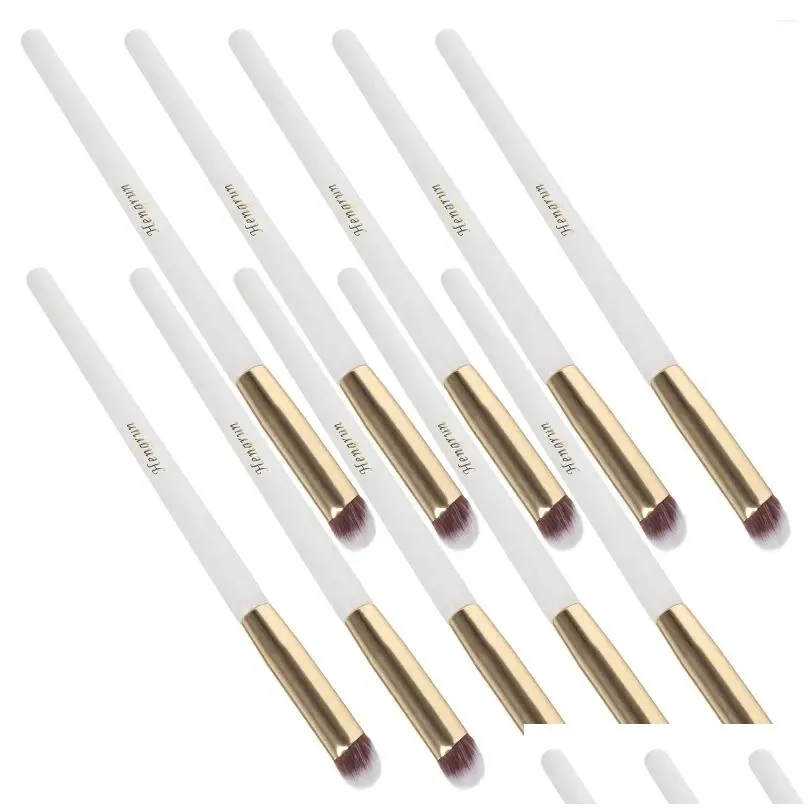 makeup brushes 10 pcs concealer brush make up cosmetics powder under eye eyebrow bevel blending