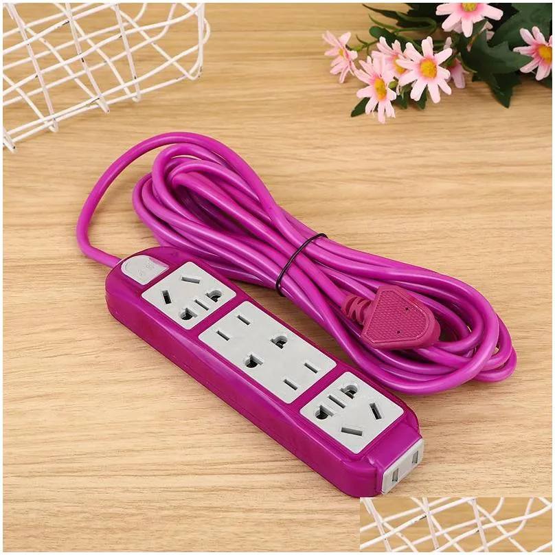 Power Strips, Extension Cords & Surge Protectors Wholesale Non Waterproof Anti Drop Explosion-Proof Plug Board 18 Hole Socket 36 Stree Otebt