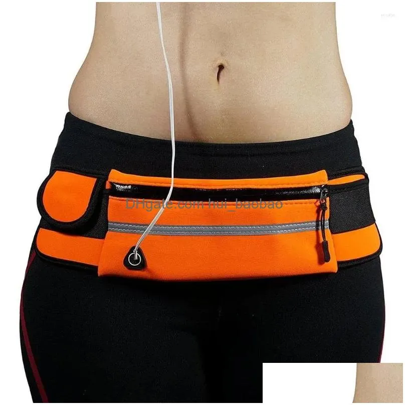 outdoor bags waterproof running waist bag canvas sports jogging portable phone holder belt women men fitness sport accessories
