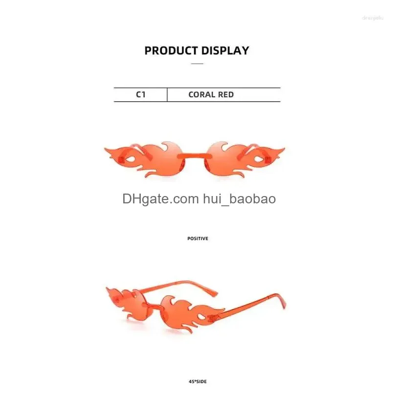 outdoor eyewear glasses candy color sunglasses flame all-in-one mirror portable