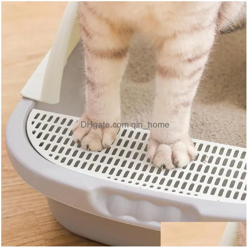 boxes large extra sandbox cat litter box toilets antibelt sand isolate the odor toilet house for cats large semiclosed