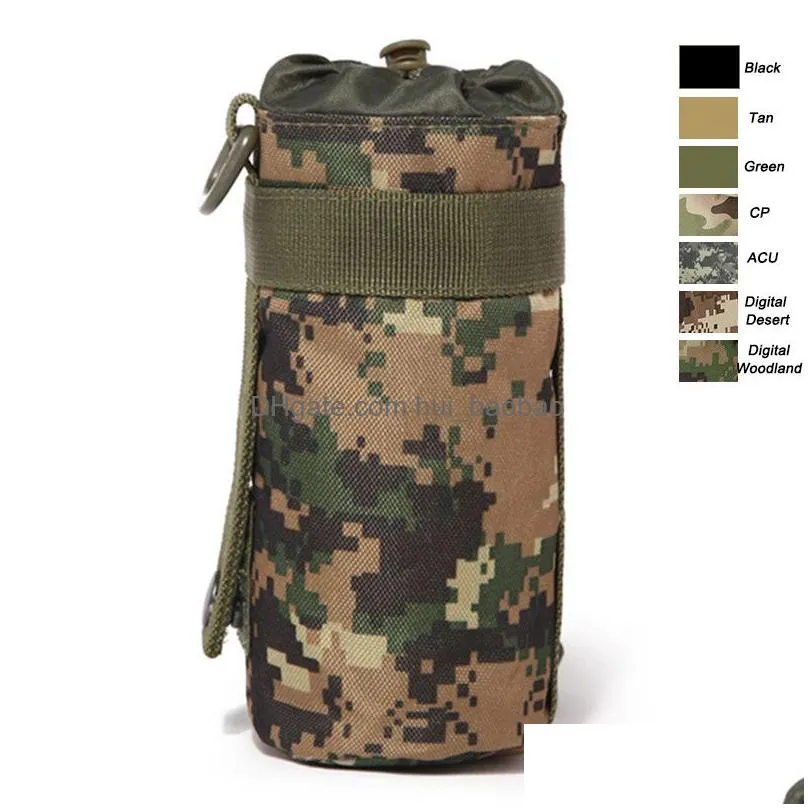 outdoor sports tactical molle pouch water bottle pouch bag hydration pack assault combat camouflage no11-655