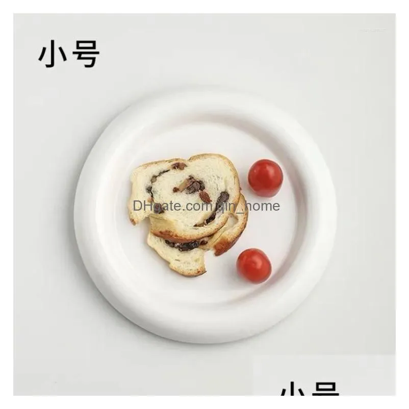 plates korean ins style tableware chubby plate high beauty value network blogger same dessert breakfast jewelry