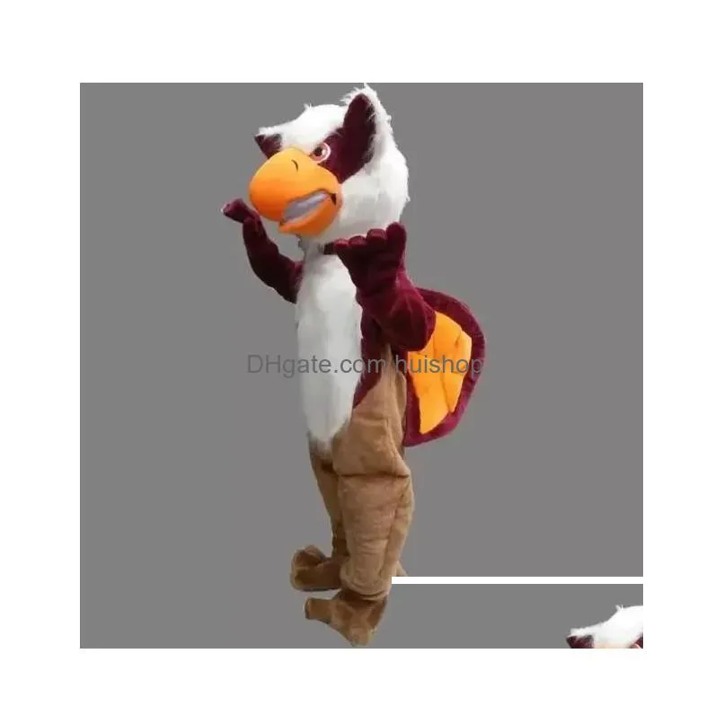 hallowee animal griffin mascot costume cartoon anime theme character carnival adult unisex dress christmas fancy performance party