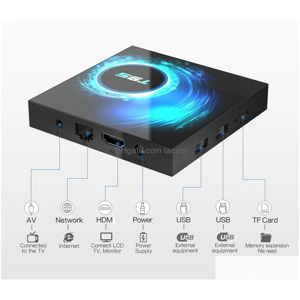 box t95 android 10 tv box allwinner h616 2gb 16gb 4gb 32gb 64gb 2.4ghz 5g dual wifi 6k set top box vs h96