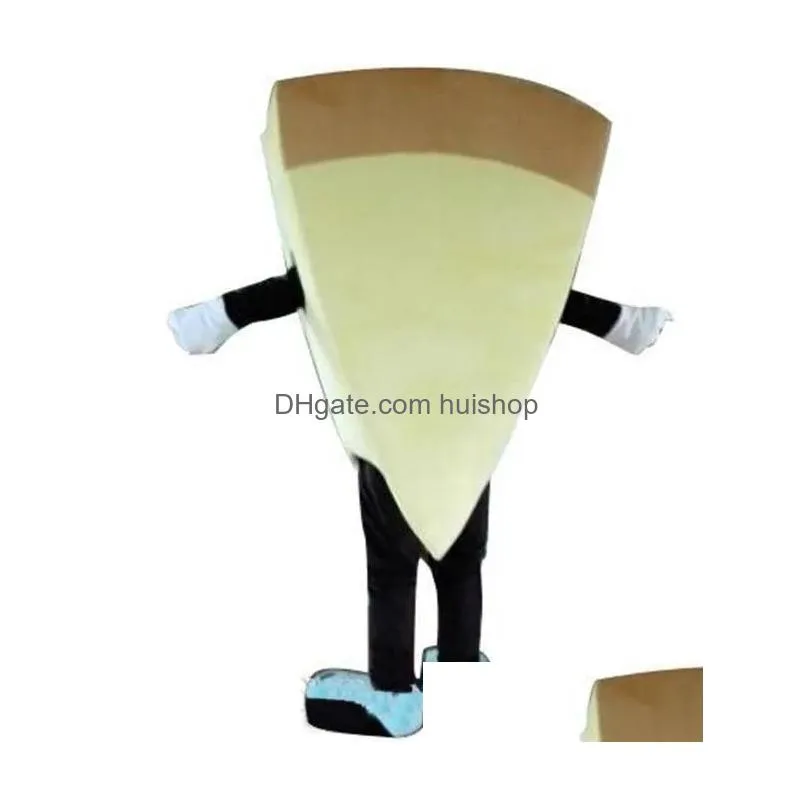 Mascot Halloween Tasty Pizza Costumes Cartoon Character Adt Women Men Dress Carnival Unisex Adts Drop Delivery Apparel Dhz3N