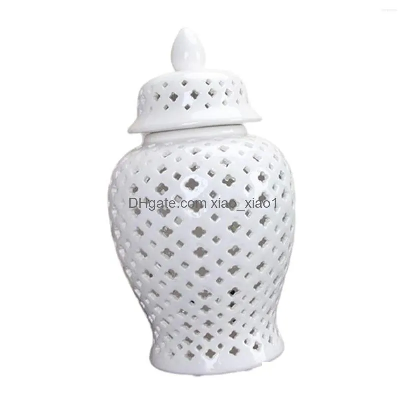 storage bottles modern ceramic ginger jar flower vase porcelain collectable