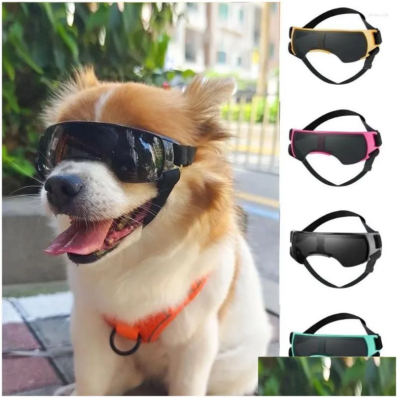 Dog Apparel Protective Goggles For Dogs Cat Sunglasses Uv Protection Cool Glasses Small Outdoor Riding Puppy Accessories Drop Deliver Dhfgs