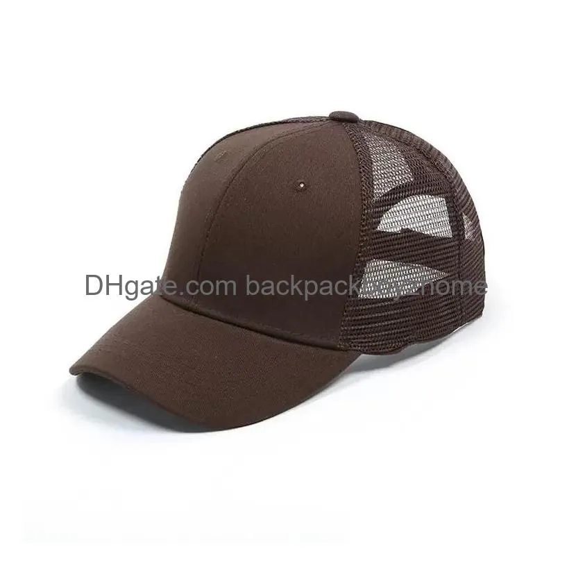 Party Hats Selling Plain Cotton Hats Custom Baseball Caps Adjustable Strapbacks For Adt Mens Wovens Curved Sports Blank Solid Golf Sun Dhajo