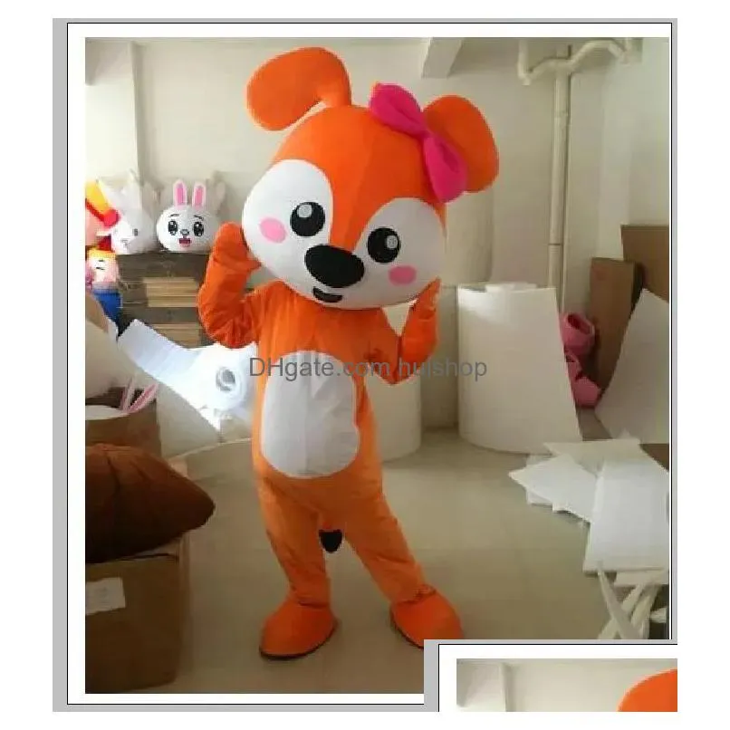 Mascot Halloween Dog Costumes Cartoon Character Adt Women Men Dress Carnival Unisex Adts Drop Delivery Apparel Dhuky