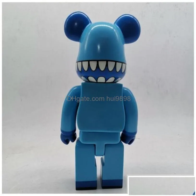 movie games est 400% 28cm 0.6kg chomper bearbrick the pvc bluetooth fashion bear figures toy for collectors art work model decorati