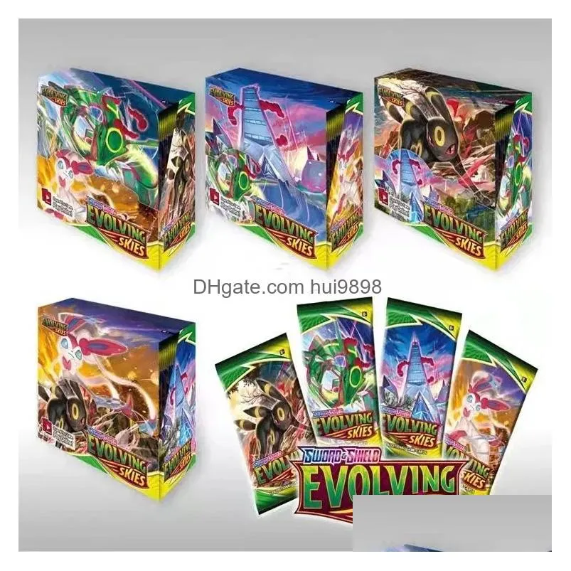 wholesale sea 360pcs card games entertainment collections board game battle cards elf english card kids collection toys