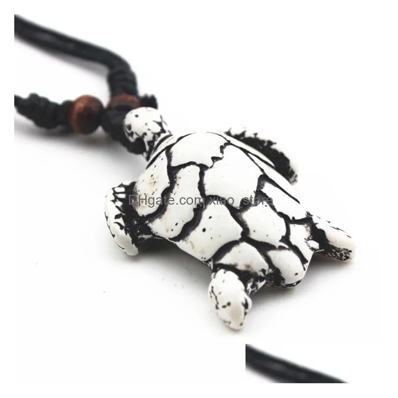 jewelry whole lots 32pcs multistyles imitation yak bone carved lucky sea turtles pendants surfing necklace gift drop 1182828