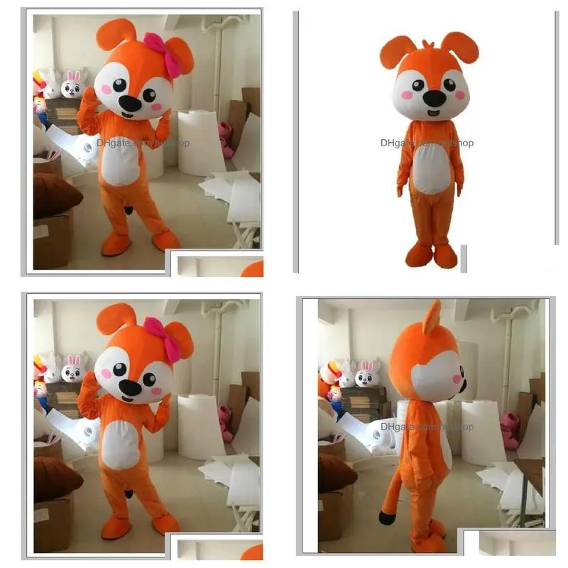 Mascot Halloween Dog Costumes Cartoon Character Adt Women Men Dress Carnival Unisex Adts Drop Delivery Apparel Dhuky