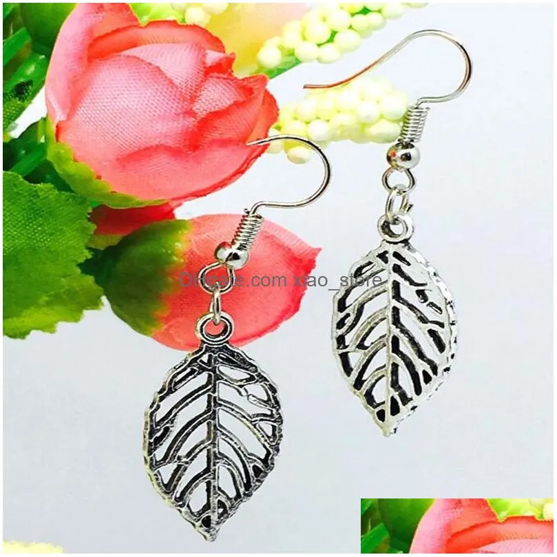 fashion- sell zinc alloy ancient silver food pizza charm pendants drop earrings diy fashion women jewelry holiday gifts 50pair/lot