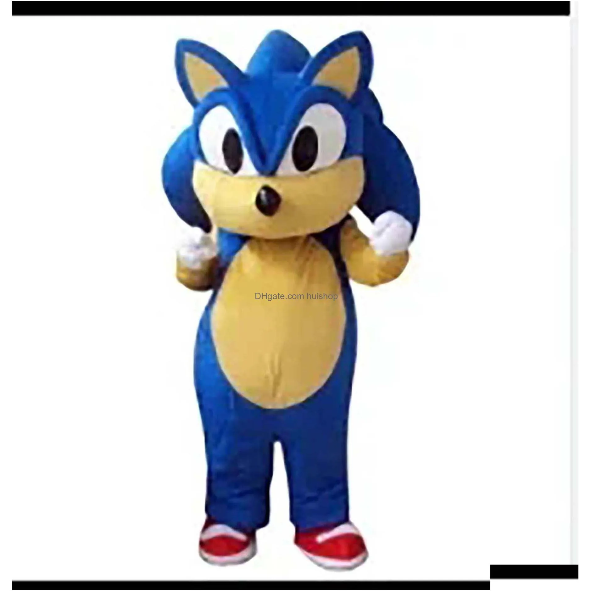 Mascot Adt Halloween Christmas Funny Hedgehog Mascotte Fancy Cartoon Costume P Dress Drop Delivery Apparel Costumes Dht98