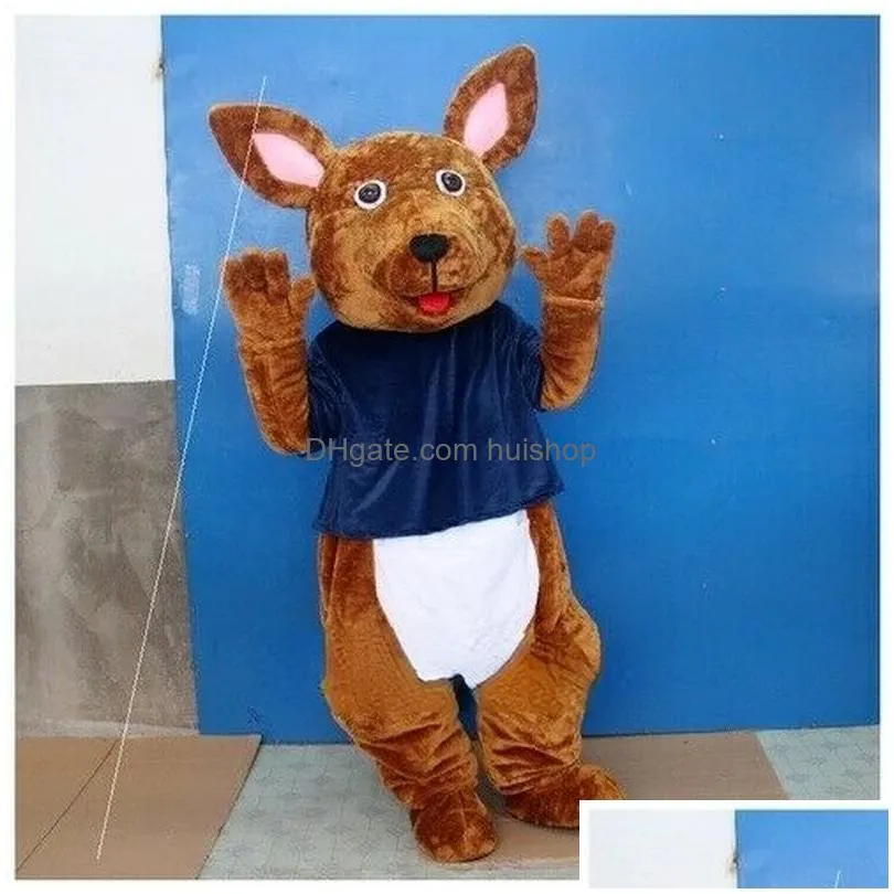 Mascot Kangaroo Costume Set Party Game Advertising Halloween Christmas Drop Delivery Apparel Costumes Dhgrq