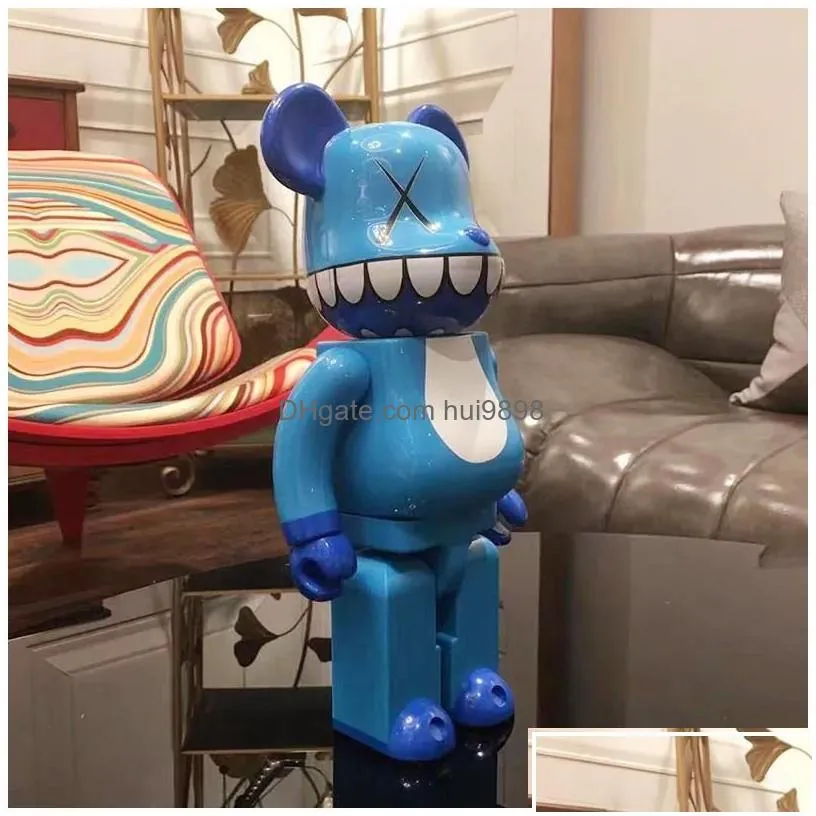 movie games est 400% 28cm 0.6kg chomper bearbrick the pvc bluetooth fashion bear figures toy for collectors art work model decorati