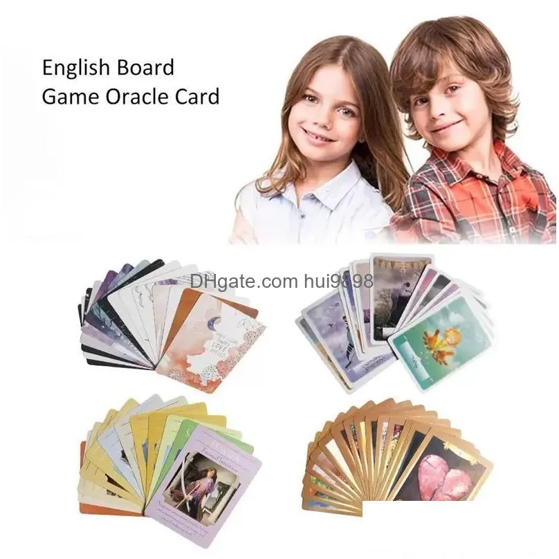 factory direct english version tarot board game romantic angel reading fate oracle card group mysterious card ups zm926