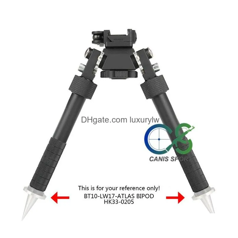 Scope Mounts & Accessories Ppt Bt10-Lw17-Atlas Adjustable Bipod Mount Directly To Any 1913 Style Picatinny Rail Black Riflescope Cl17- Dhvdw