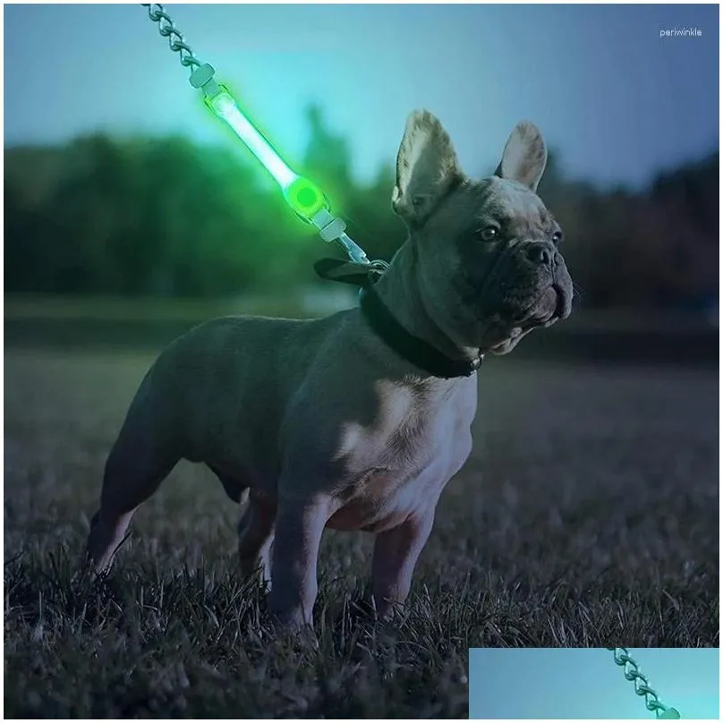 Dog Collars & Leashes Dog Collars Anti Lost Safety Glowing Collar Waterproof Warning Led Flashing Light Strip Tag Pet Harness Arnes Pa Dhlmg