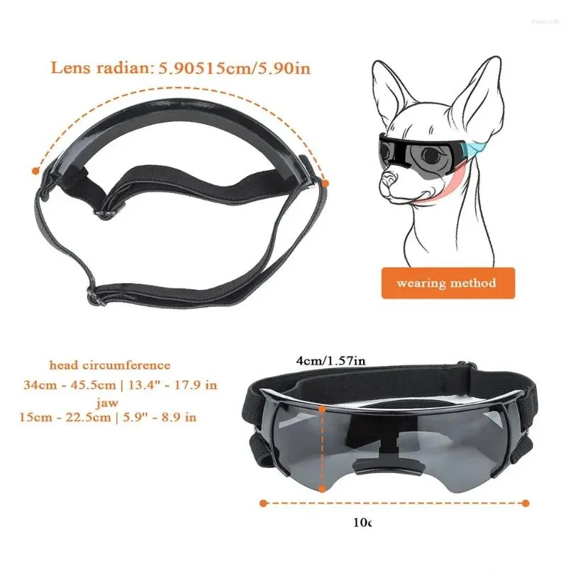 Dog Apparel Protective Goggles For Dogs Cat Sunglasses Uv Protection Cool Glasses Small Outdoor Riding Puppy Accessories Drop Deliver Dhfgs