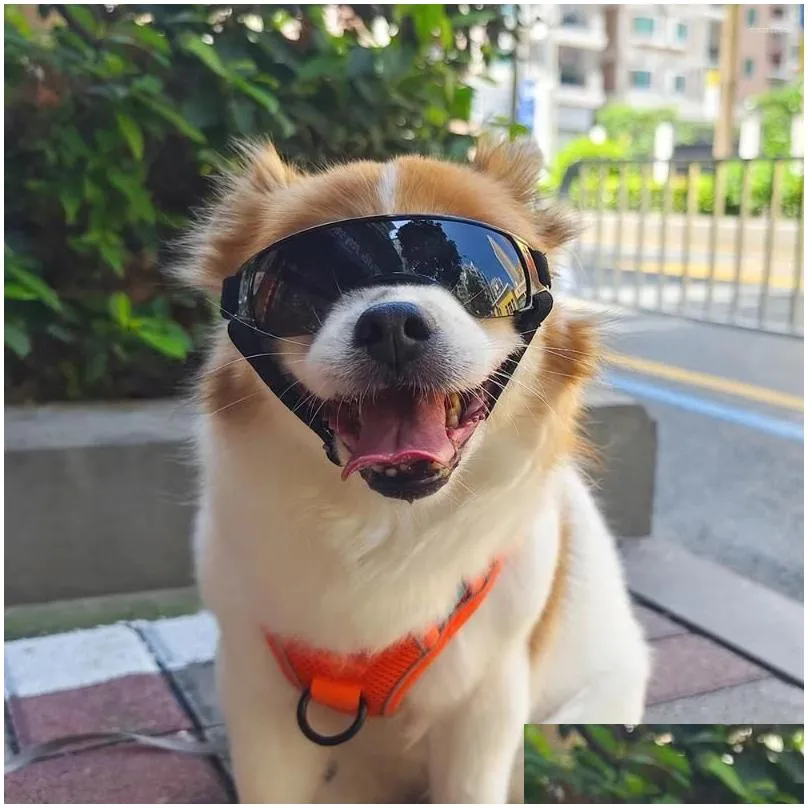 Dog Apparel Protective Goggles For Dogs Cat Sunglasses Uv Protection Cool Glasses Small Outdoor Riding Puppy Accessories Drop Deliver Dhfgs